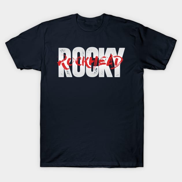 Official ROCKY ROCKHEAD Merch - Logo (Original) T-Shirt by Rockhead